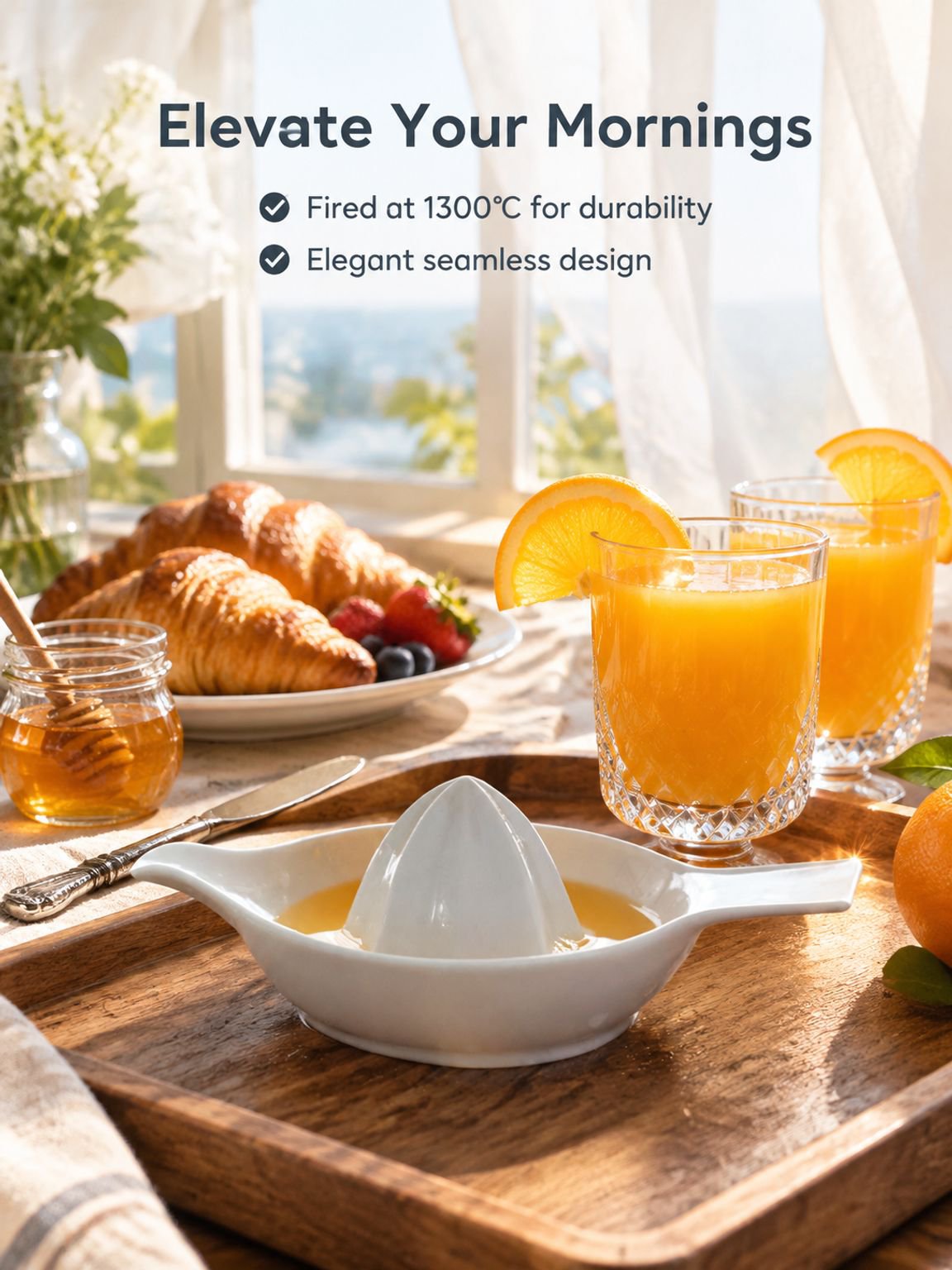 Kitchen citrus juicer for lemons, limes, and oranges