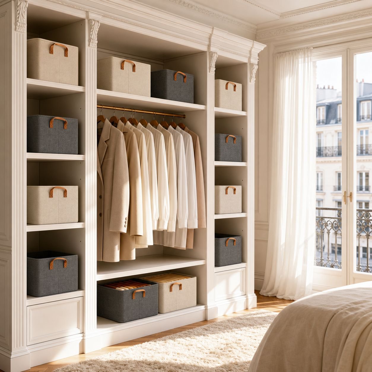 Solution de rangement pour vêtements et linge