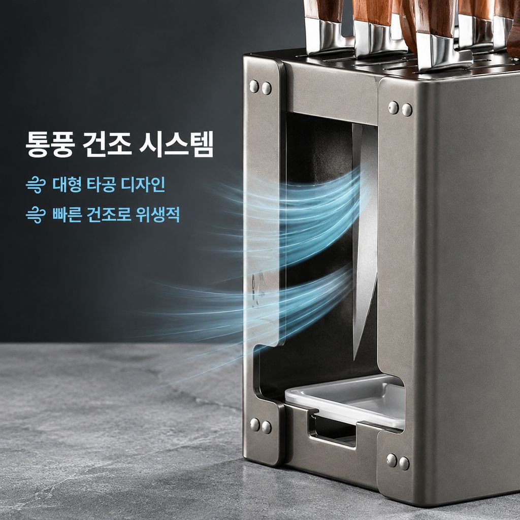 주방 다기능 칼꽂이 정리대