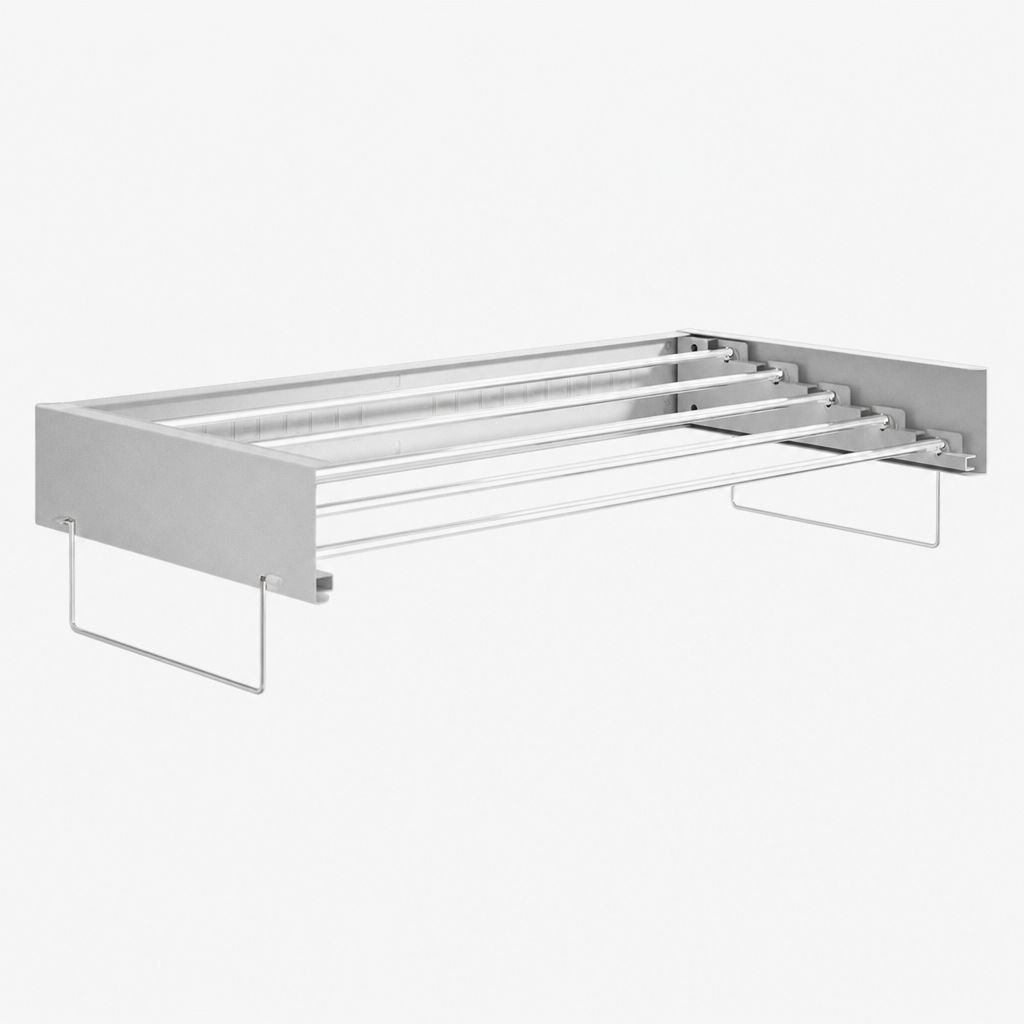 Wall-mounted Invisible Folding Clothing Rack