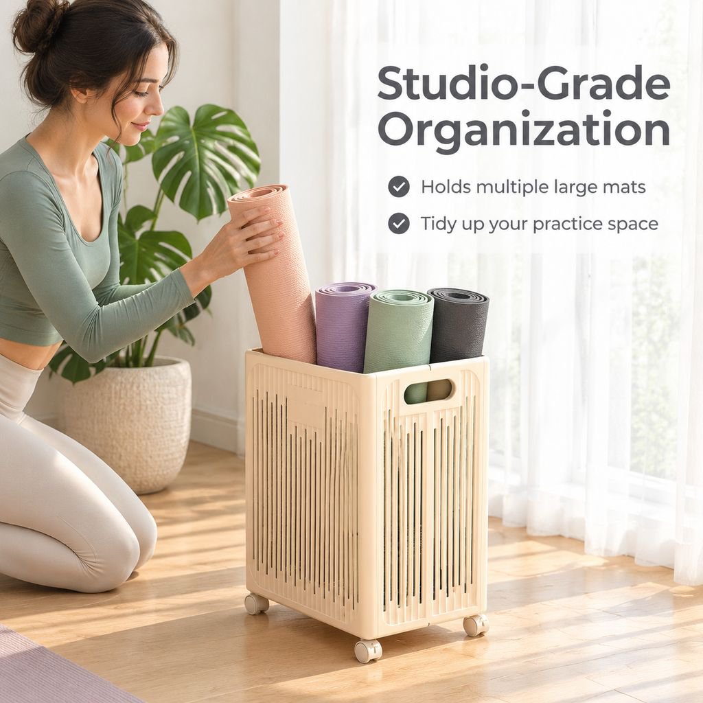 Yoga Mat Organizer Basket