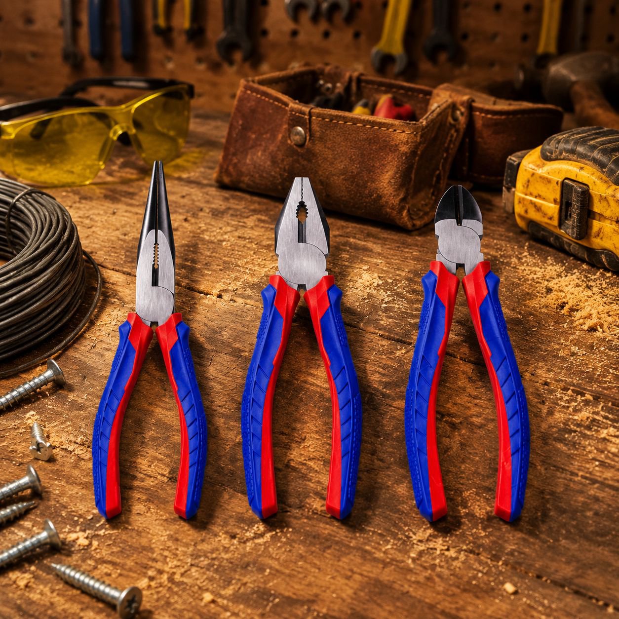 Sali Multi-Functional Hardware Diagonal Pliers and Wire Cutter Set