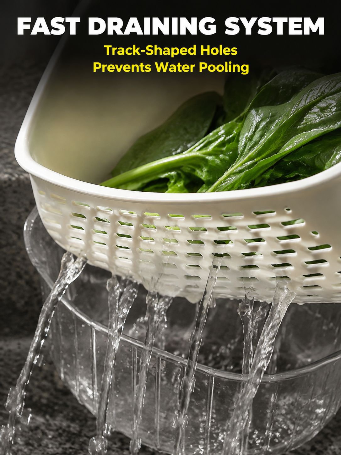 Multipurpose Fruit Drain Basket