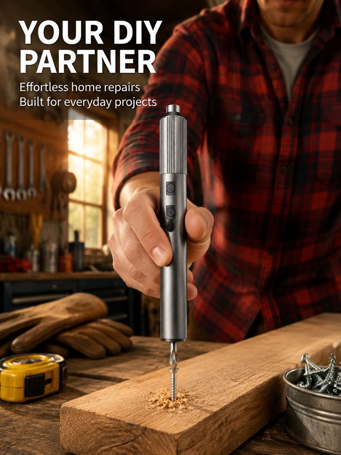 Rechargeable Large Capacity Long Lasting Home Use Screwdriver