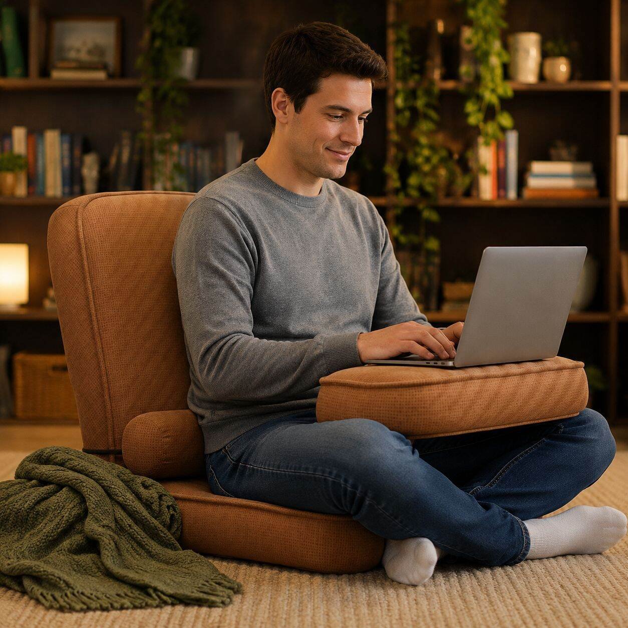 Comfortable and relaxed at home