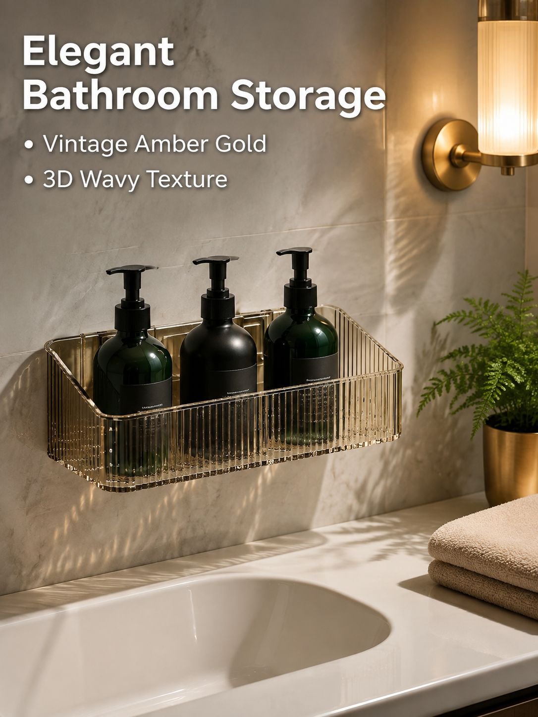Transparent Drainage Multi-Functional Bathroom Storage Box