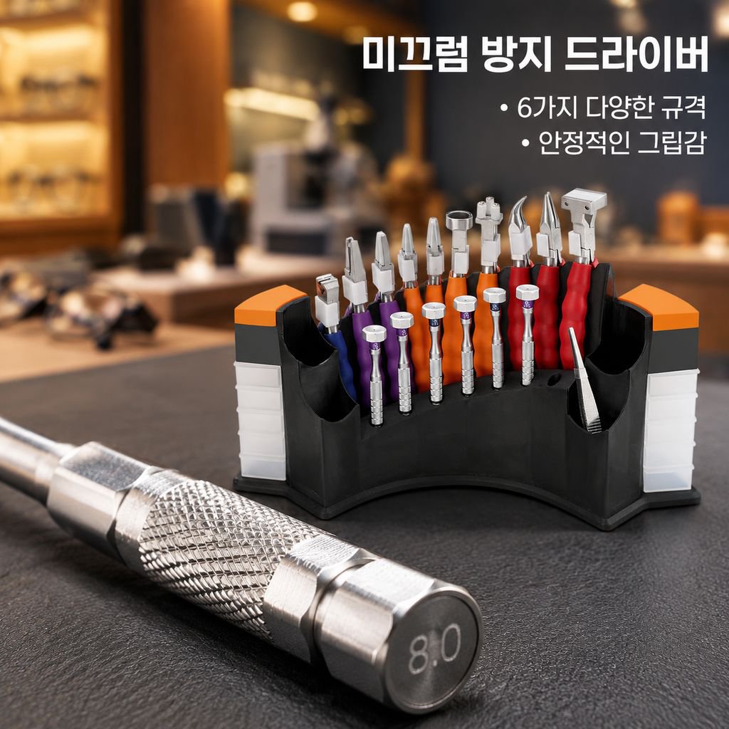 안경 수리 공구 드라이버 세트 코받침 조절 펜치 안경테 교정 피팅 다기능 플라이어