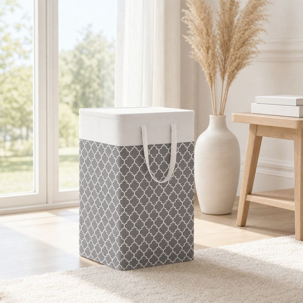 Seau de rangement pour jouets avec couvercle panier d’organisation