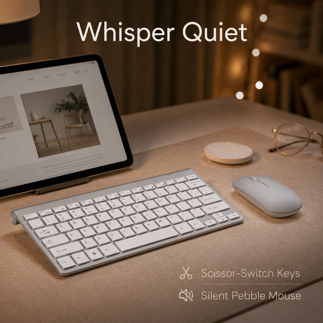 Multifunction 2.4G Bluetooth Keyboard and Mouse Set
