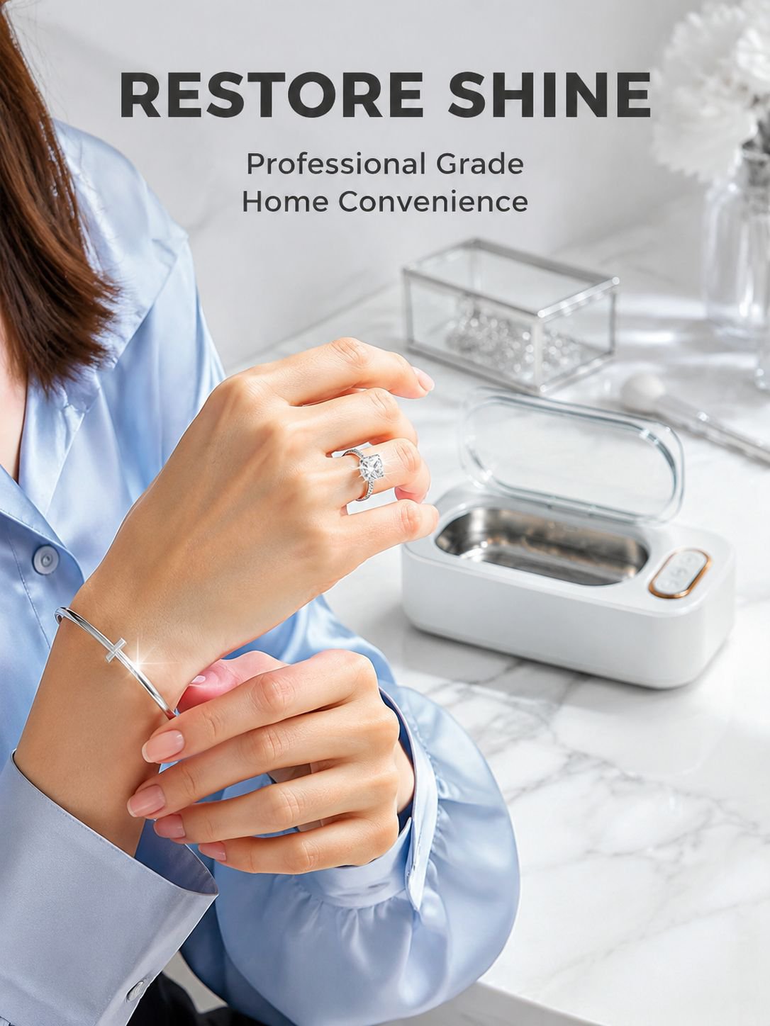 Ultrasonic Cleaner for Jewelry, Watches and Accessories