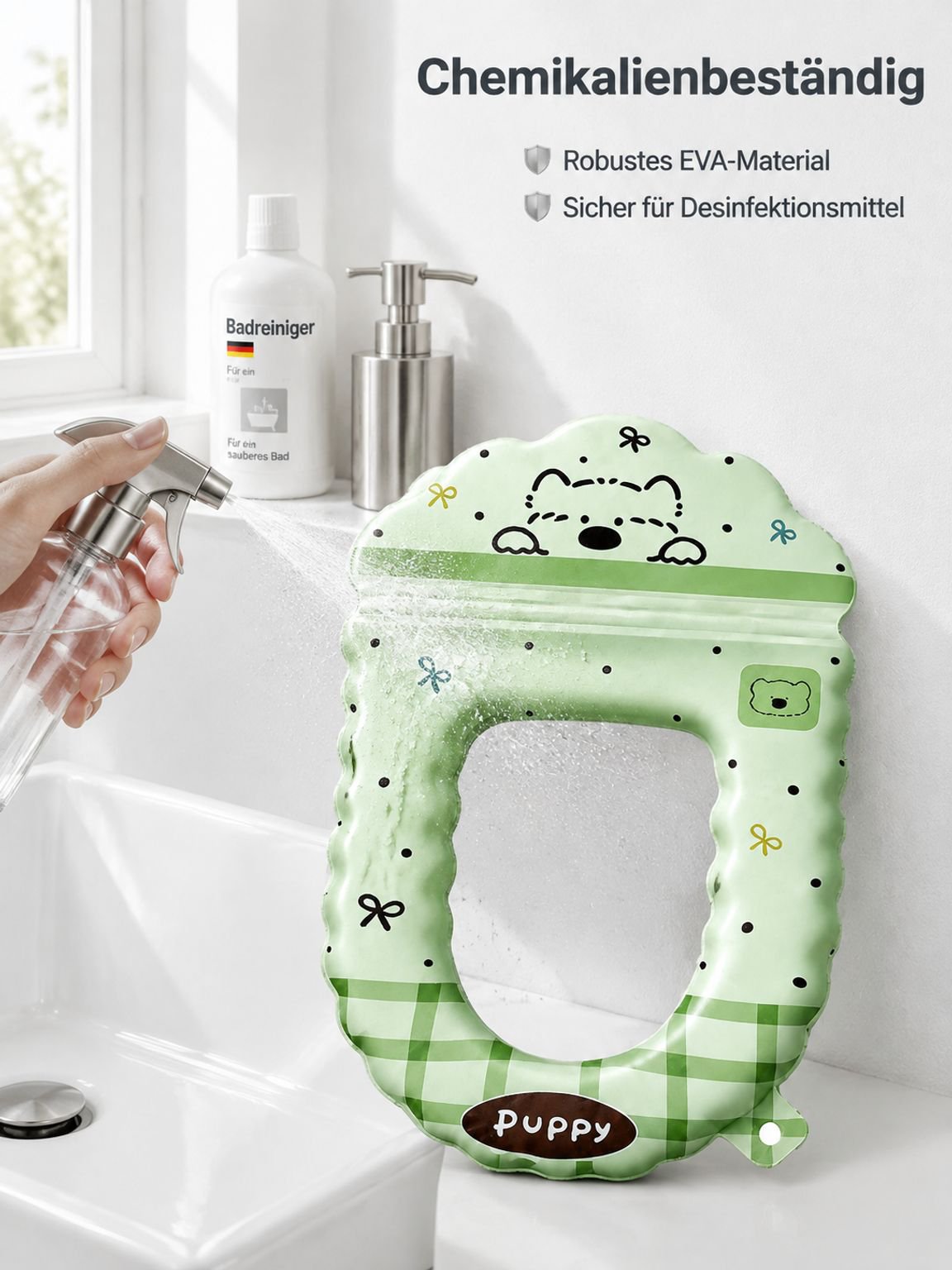 Rückenunterstützende Toilettensitzlösung