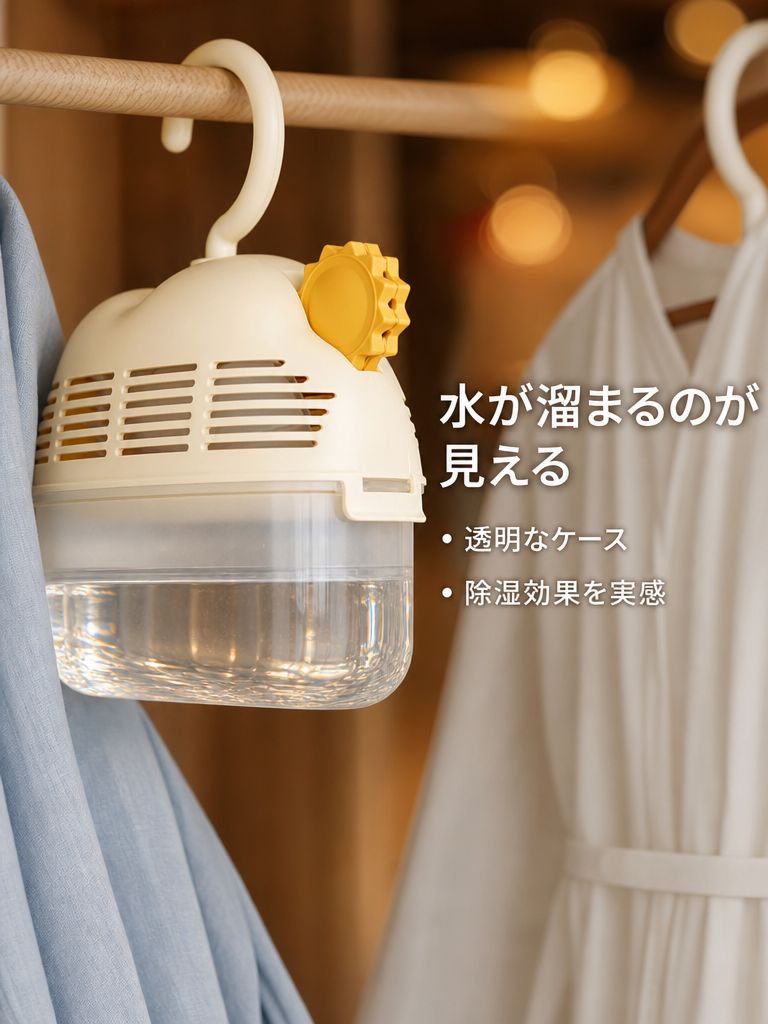 クローゼット専用防湿除湿ボックス 吸湿袋 防カビ乾燥剤