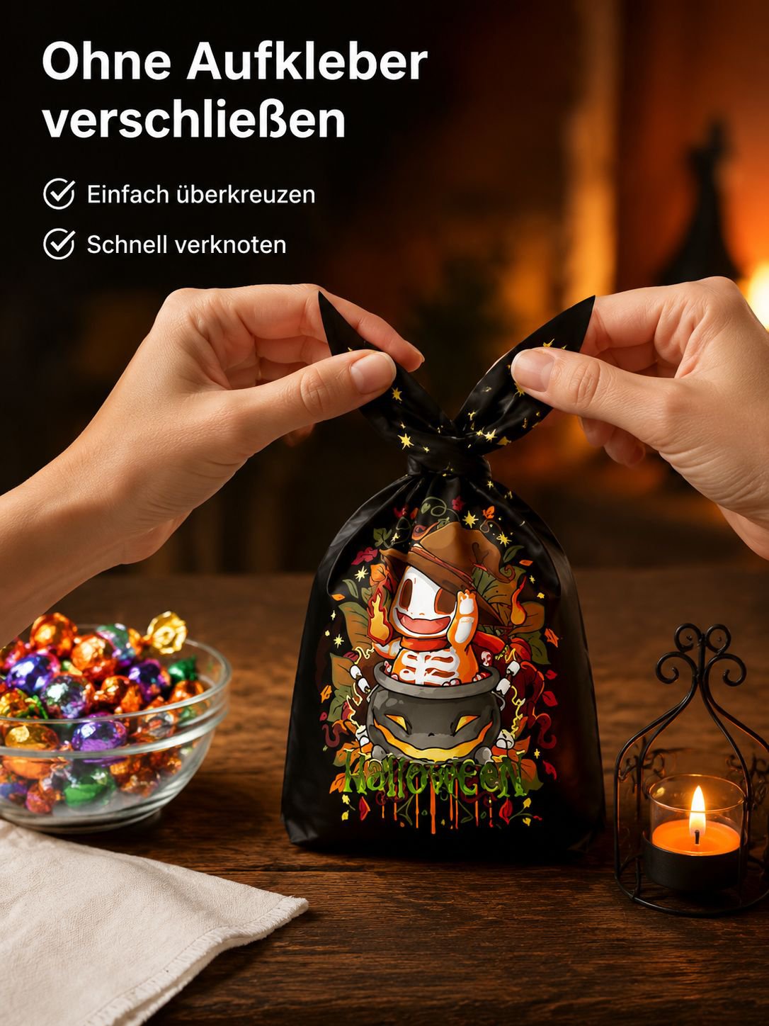 Süßigkeitentüten für Kinder – Halloween Design