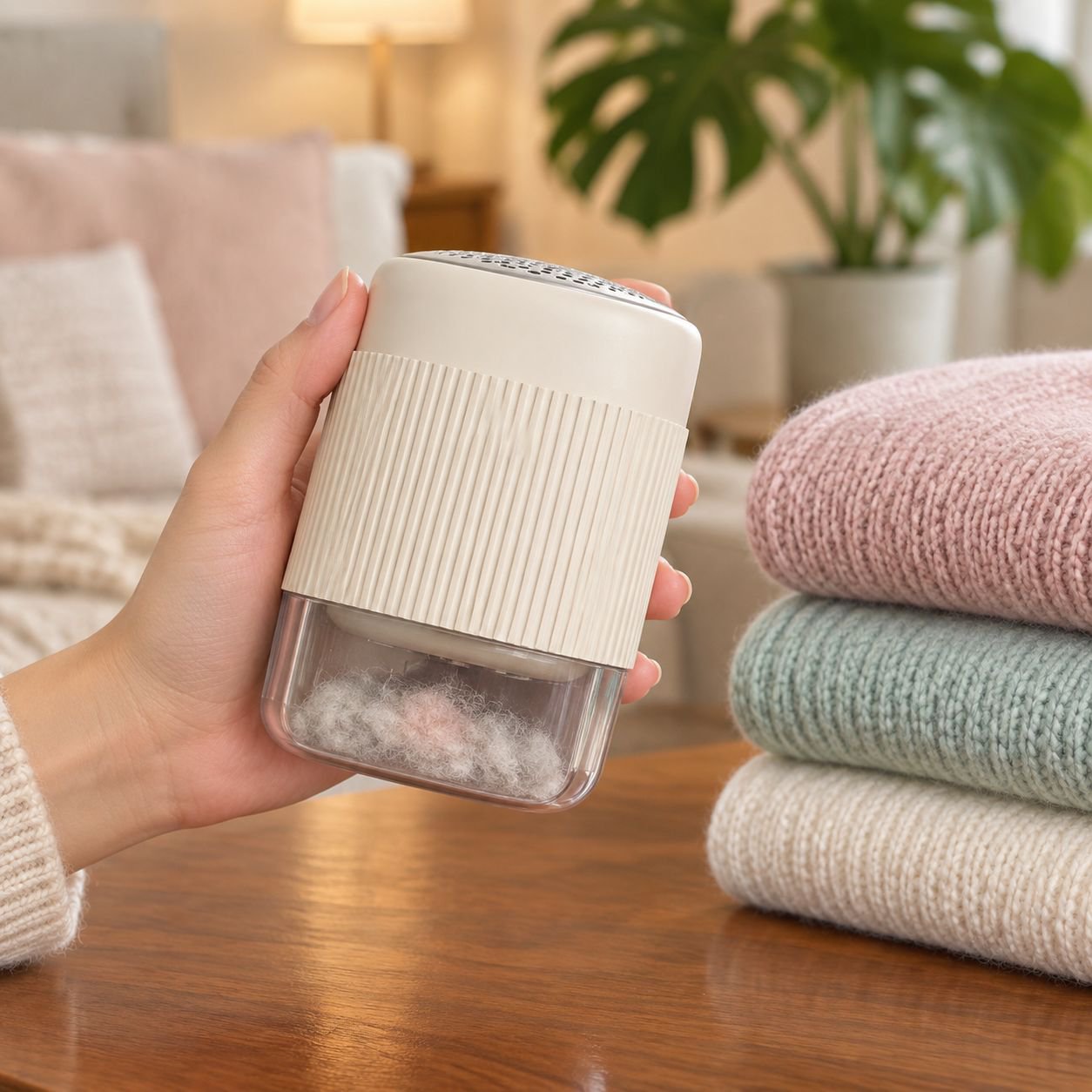 Multi-functional Rechargeable Fabric Lint Remover