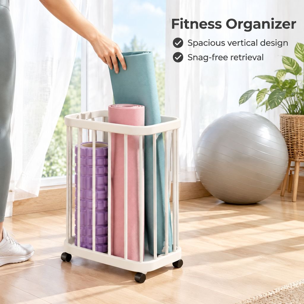 Multifunctional Waterproof Storage Basket for Laundry, Bathroom, and Gym Equipment