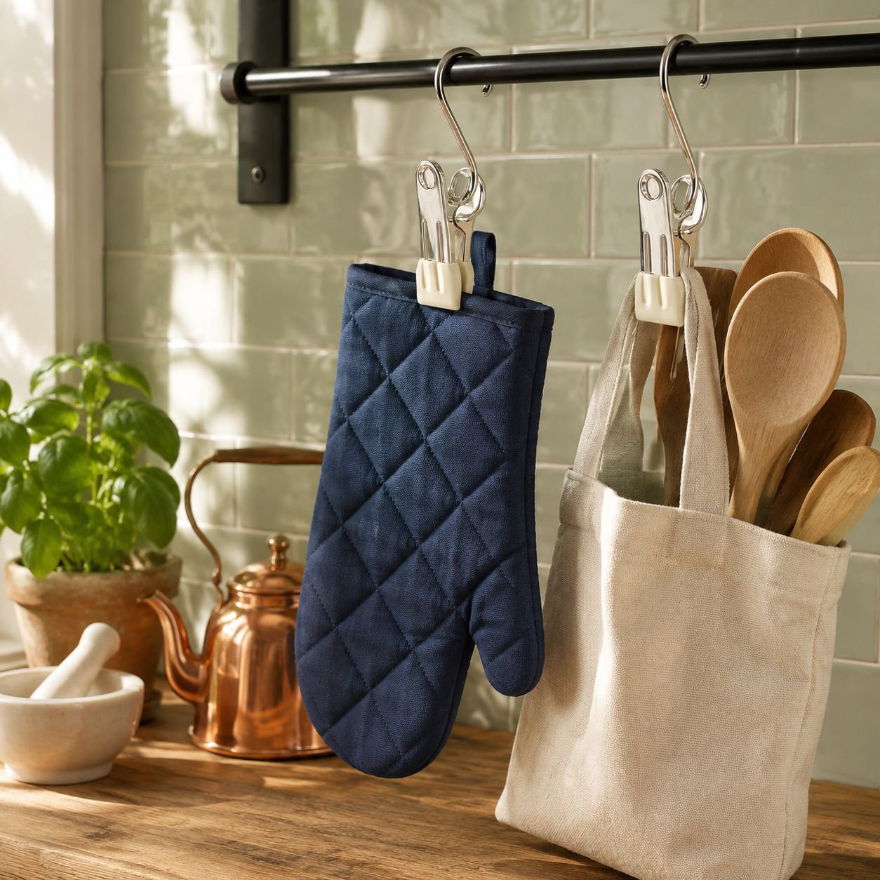 Rustproof stainless steel hanger for small spaces