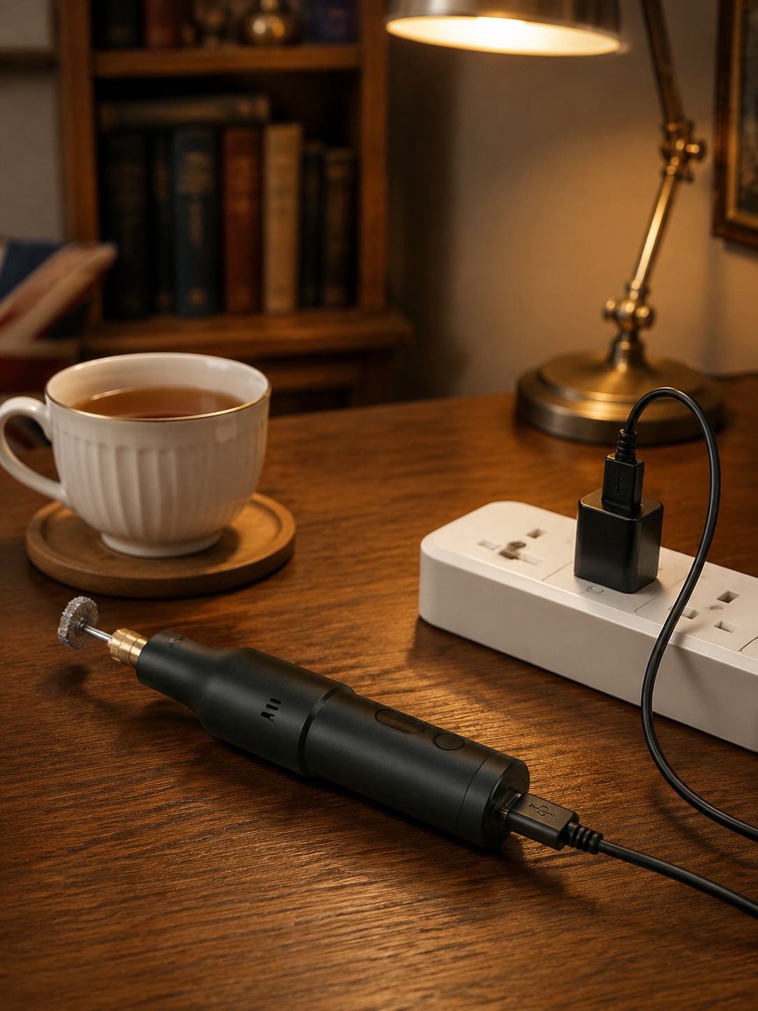 Versatile mini rotary tool kit for home use