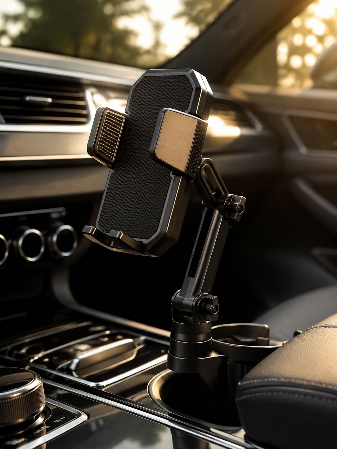 Navigation einfach mit Handyhalter im Auto