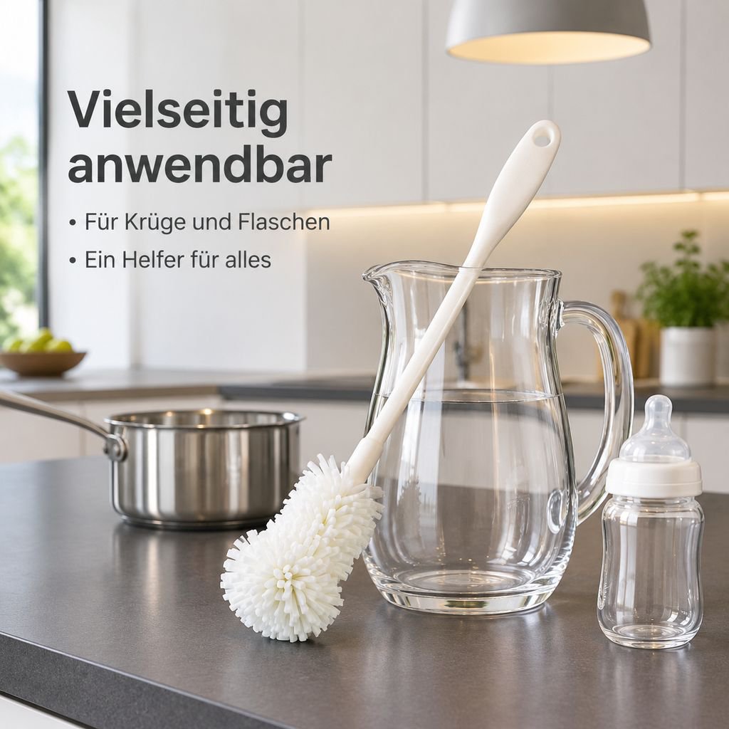 Langstielige Reinigungsbürste für Mixerbehälter