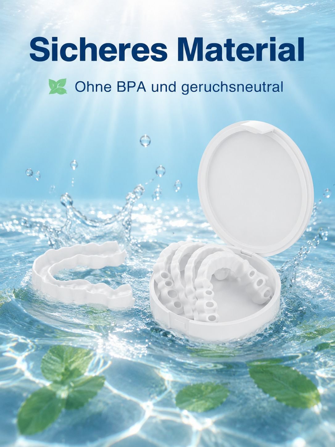 Simulation braces, dentures, temporary fillings, orthodontic care