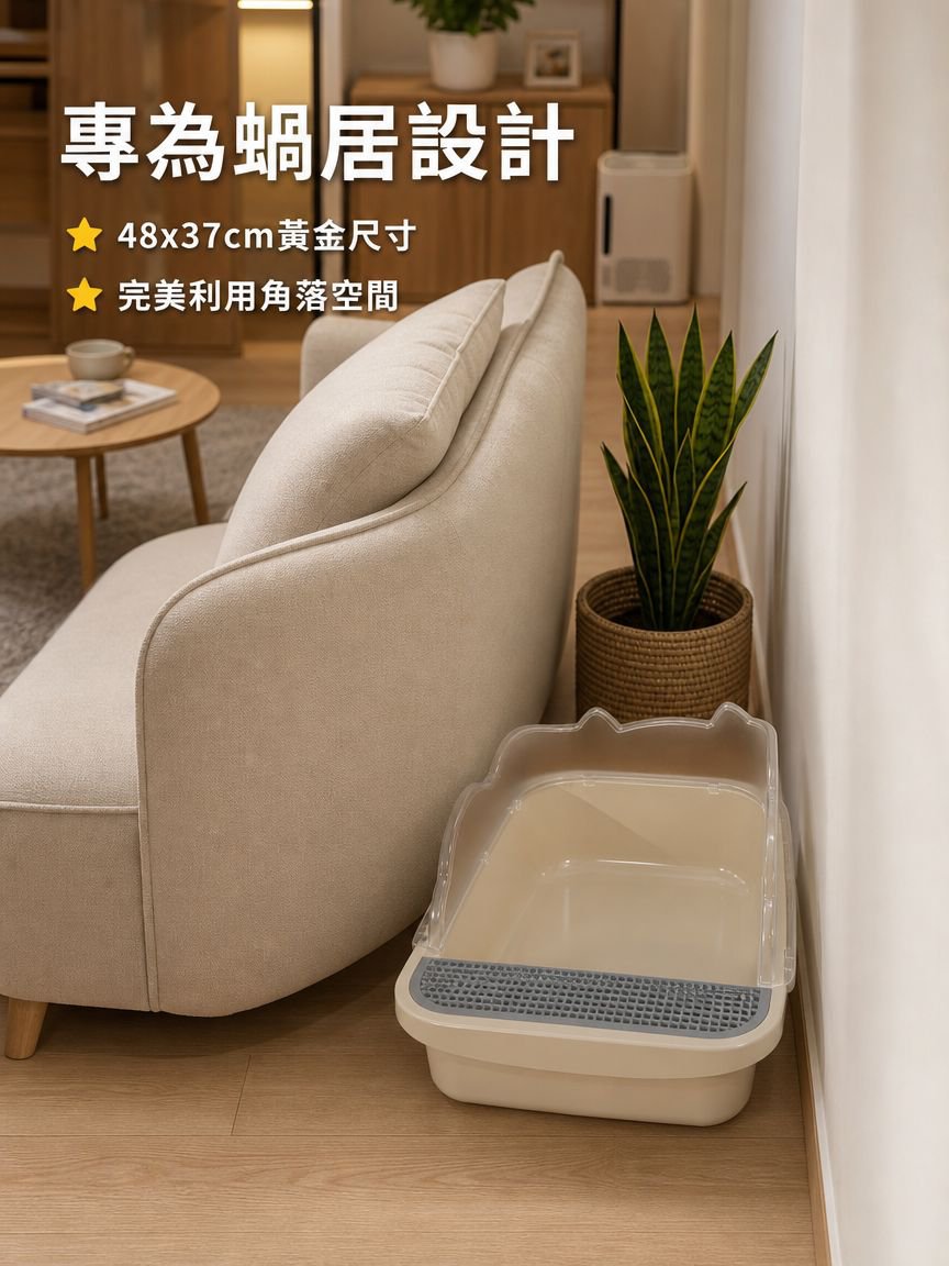 超大號加厚貓砂盆
