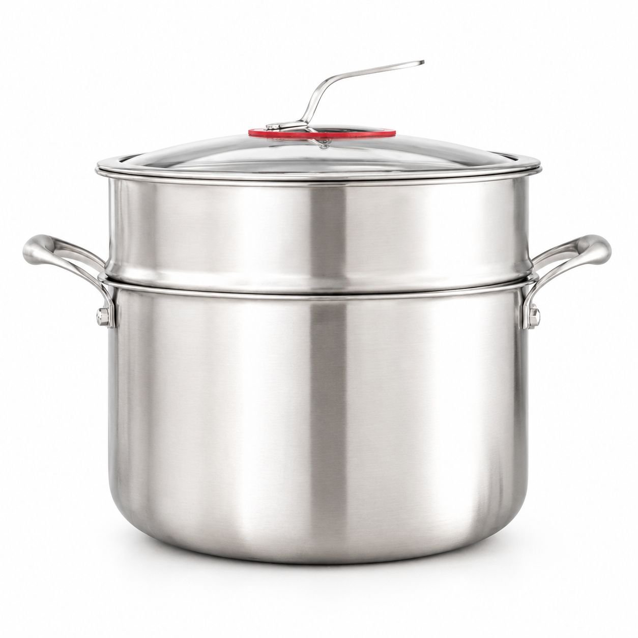 Triple Stock Pot aus Edelstahl Verdickt und langlebig
