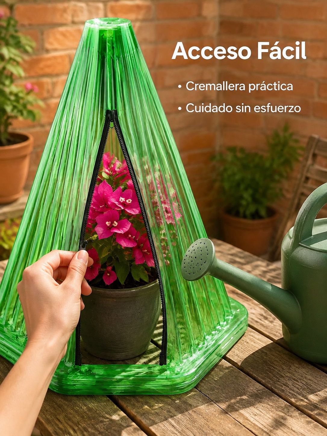 Protector de crecimiento para plantas, funda para guardarropa de jardín, reutilizable y desmontable