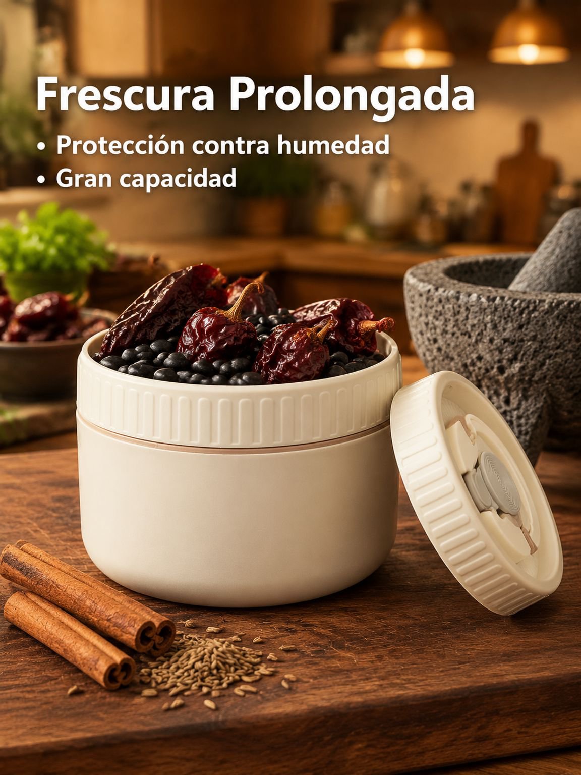 Tarro hermético para alimentos