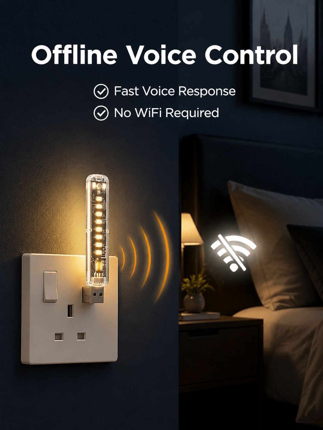 Air Conditioning Companion Night Light Smart Voice Remote Control Night Light Smart Voice Control