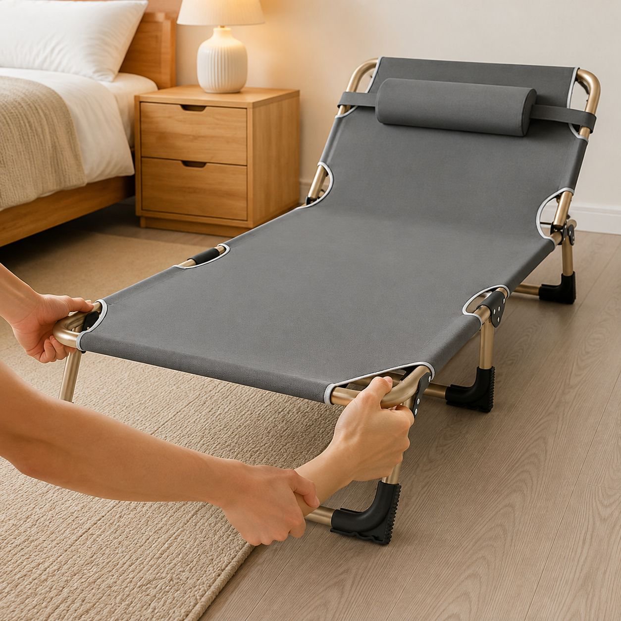 Foldable mattress for comfortable office naps