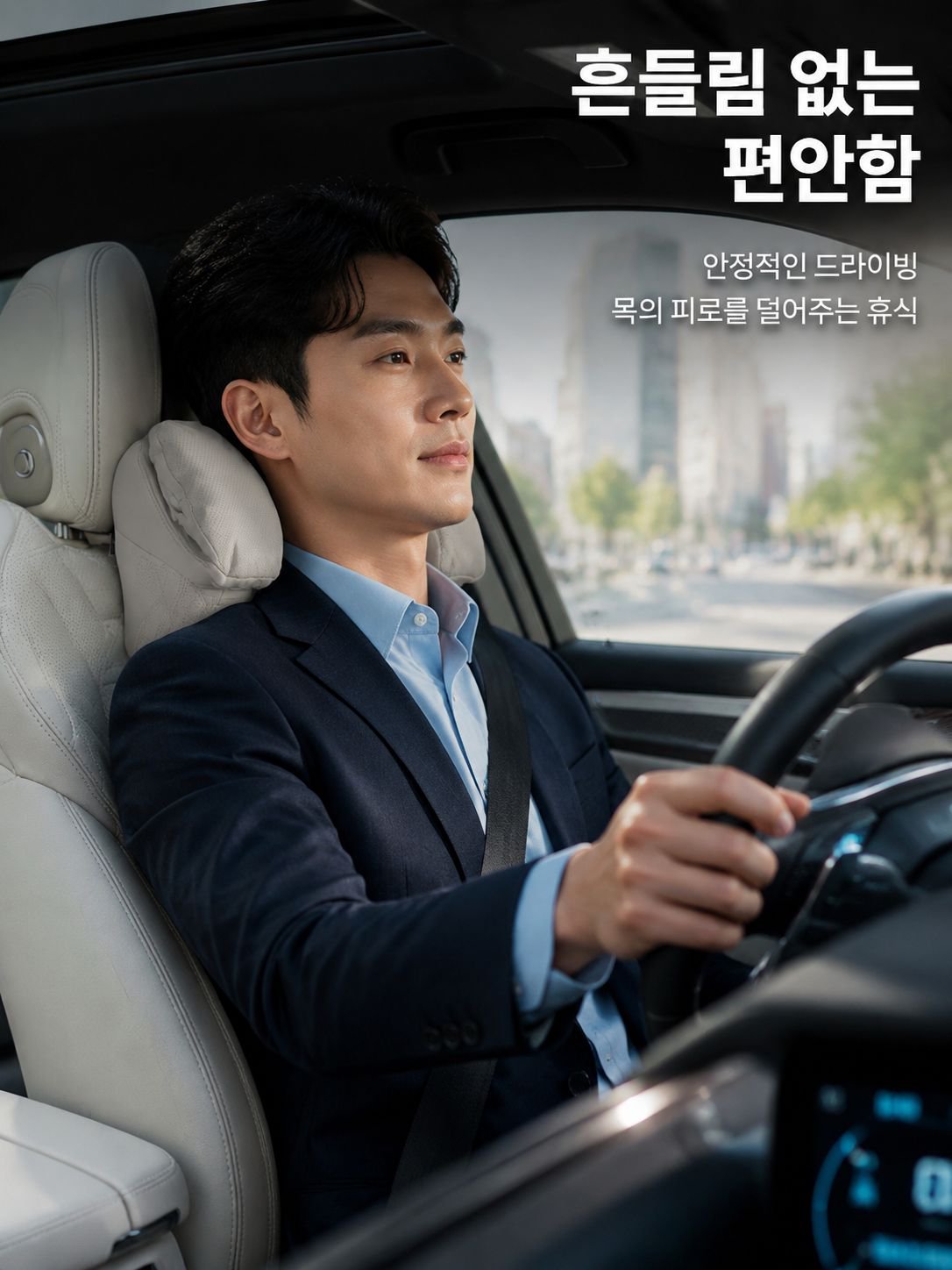 차량용 시트 목 지지 베개