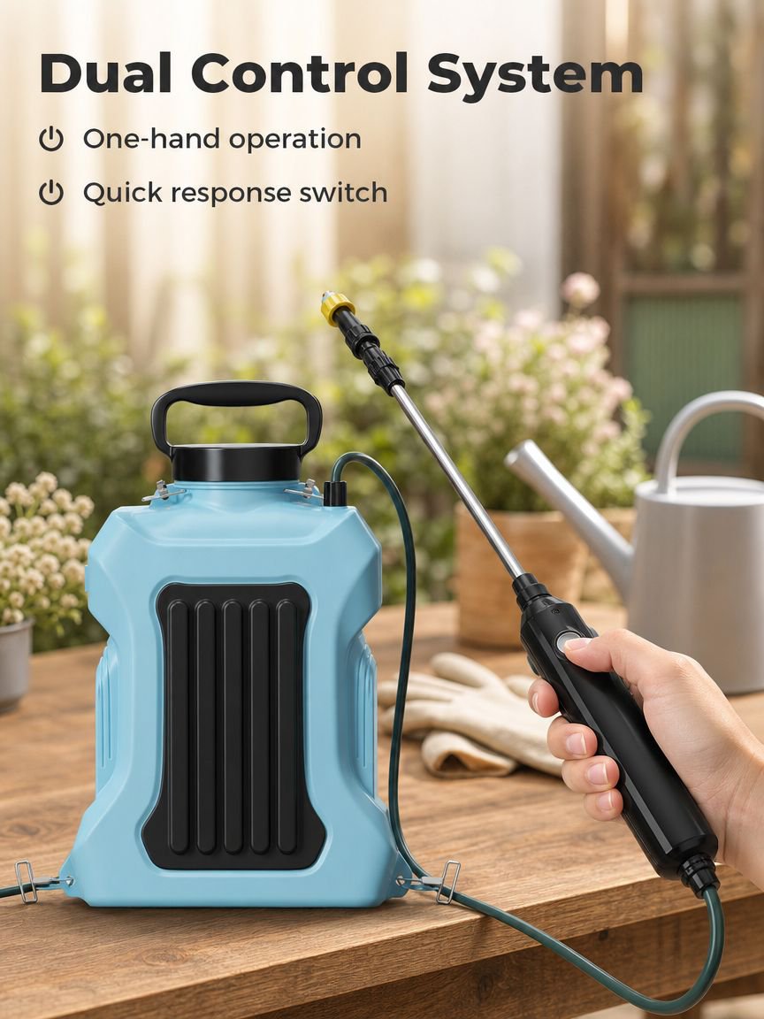 Adjustable nozzle of the electric sprayer