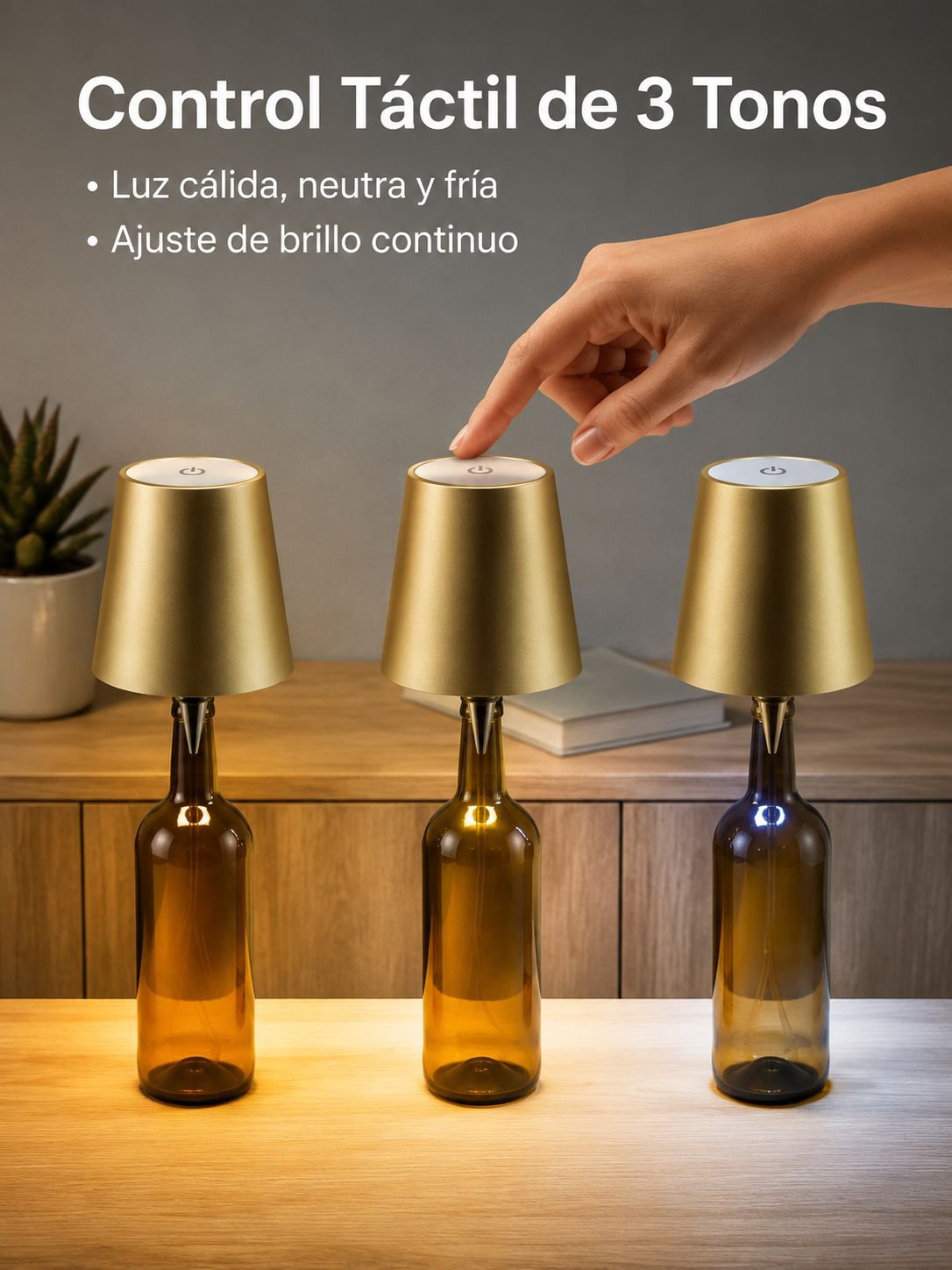 Iluminación LED incorporada portátil