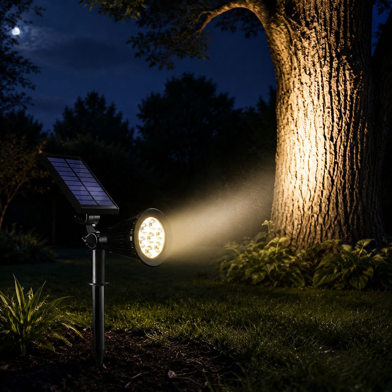 Solar Outdoor High Brightness Waterproof Garden Lawn Spotlight