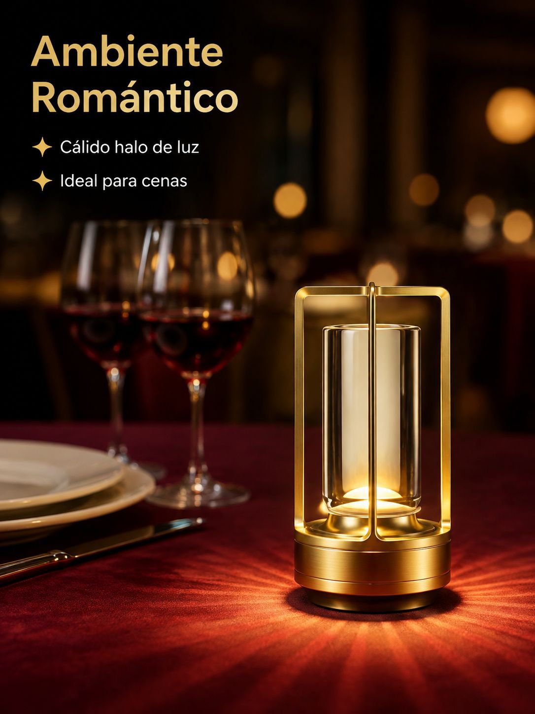 Aplique de pared ambiental para comedor