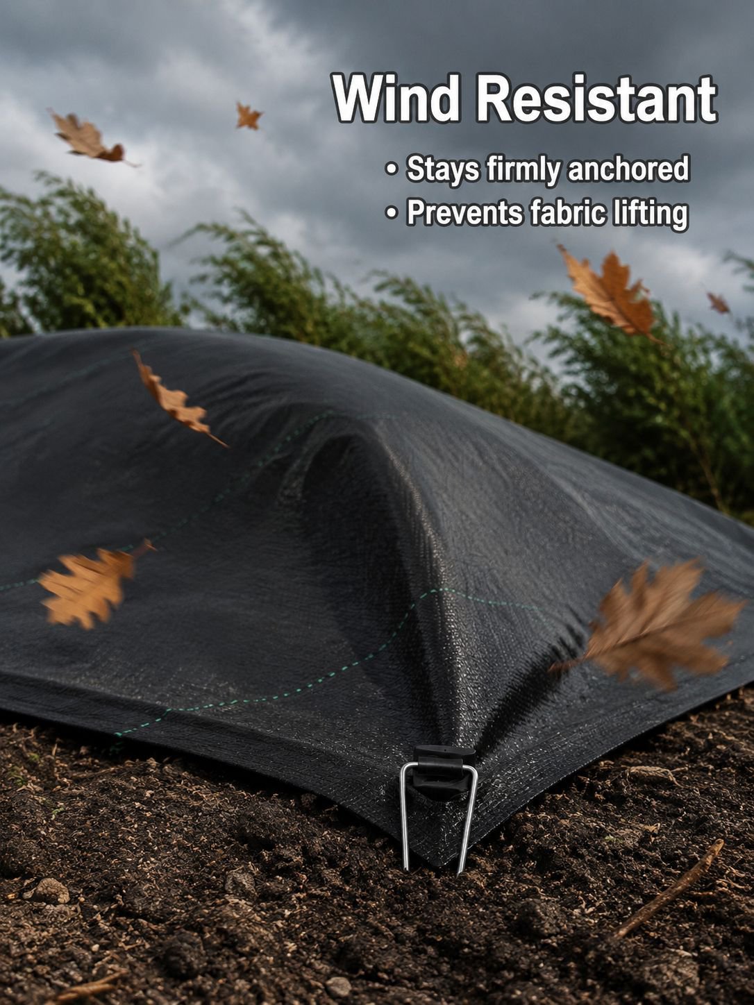 Eco-friendly U-Shaped Ground Pegs ideal for gardening and agriculture use