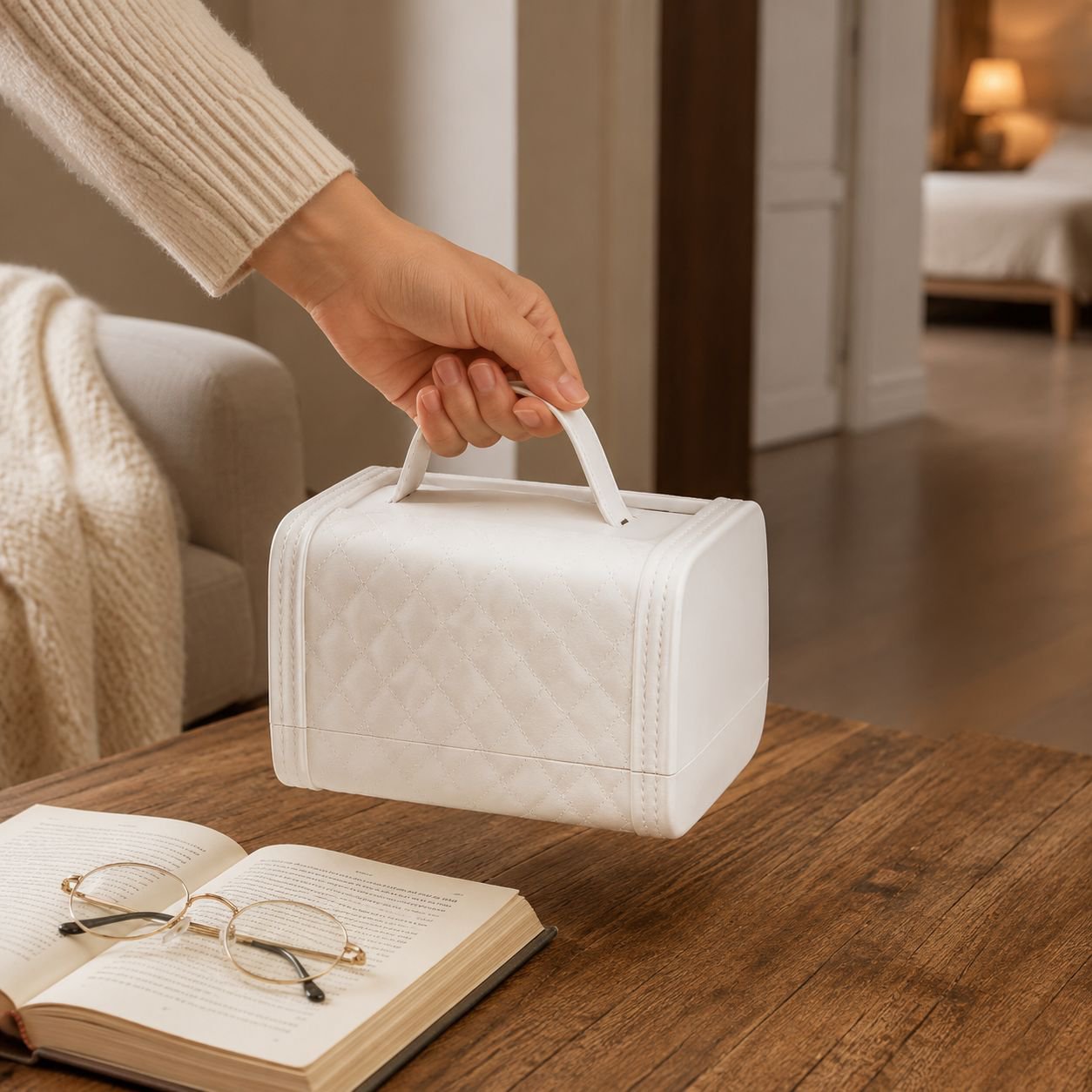 Chic tissue case for modern interiors