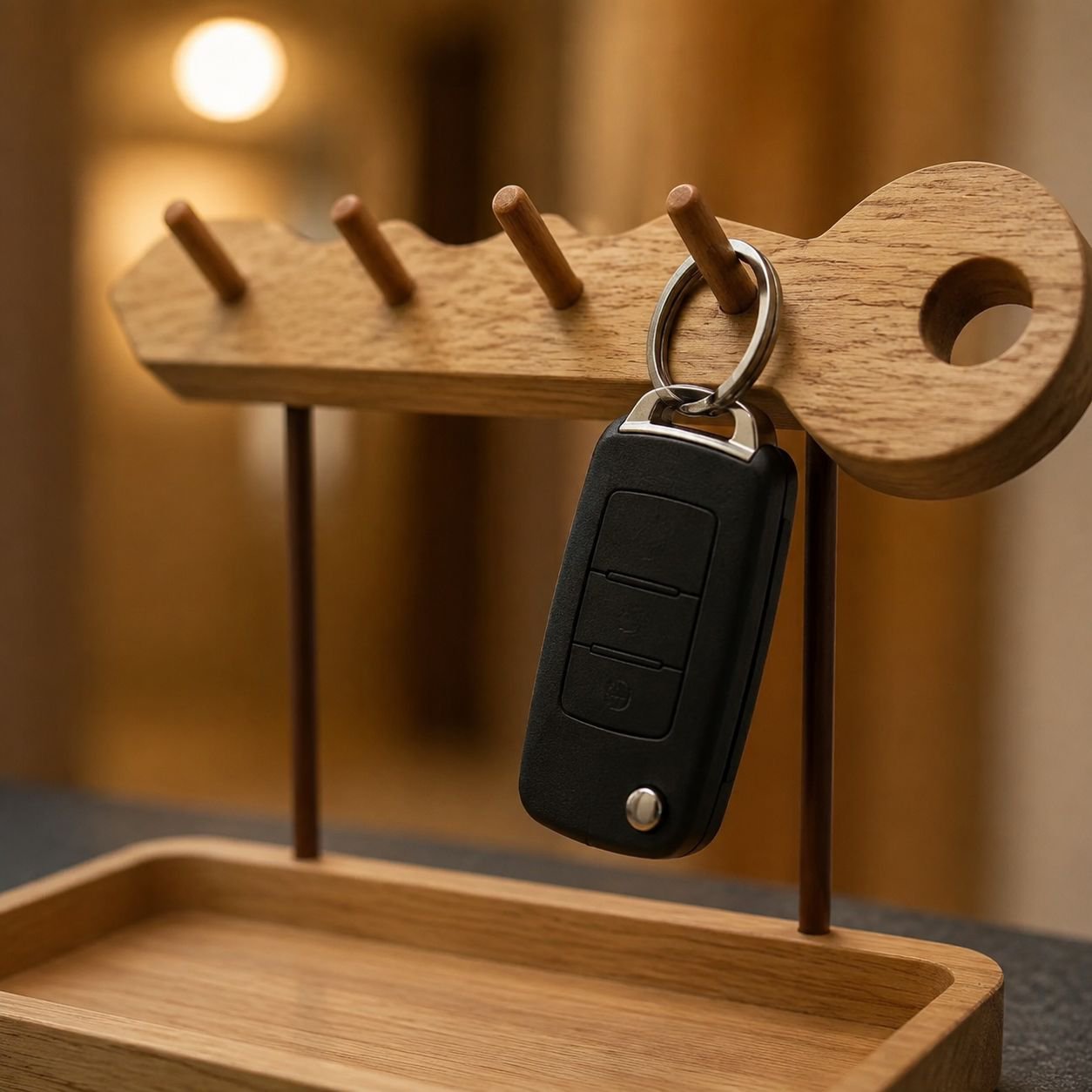 Door Key Storage Ornament Shelf
