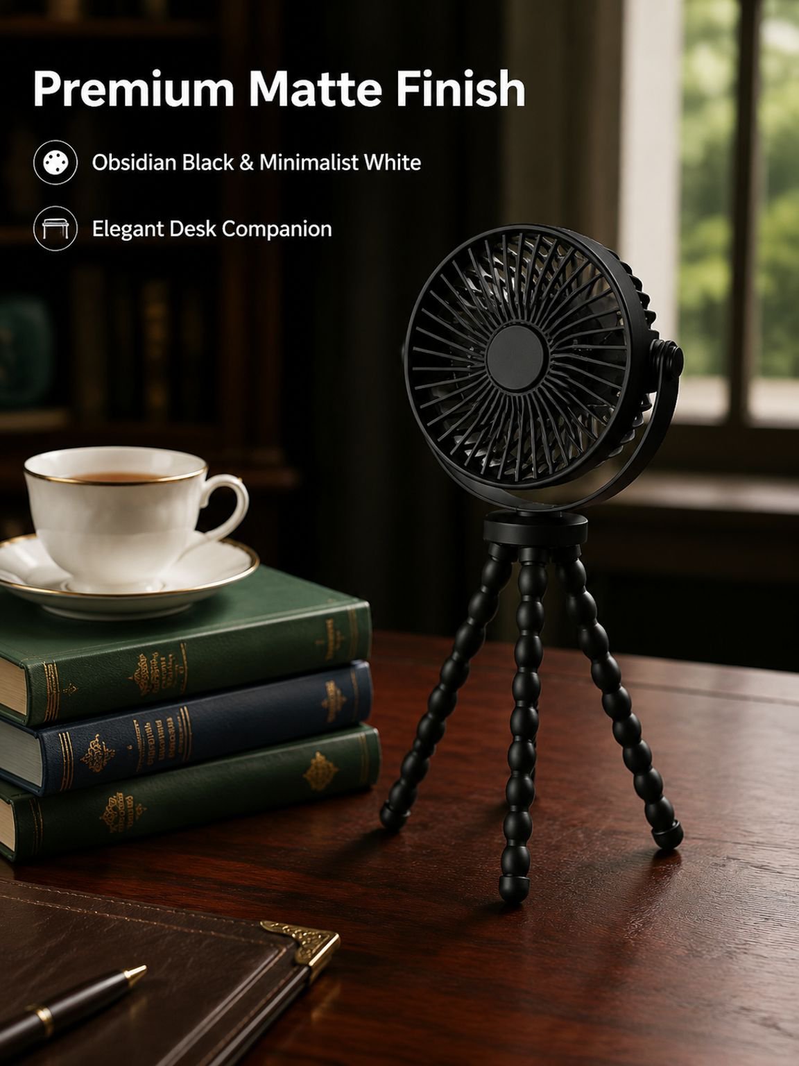 Desktop Fan Long Life Universal Octopus Fan Lasts All Day Portable Outdoor Wind Mute