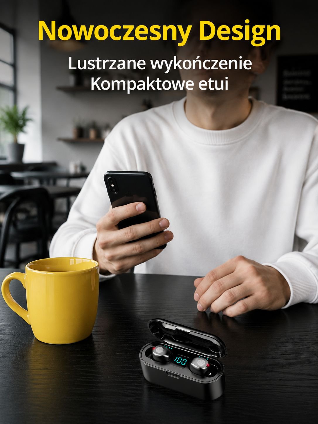 Stylowe słuchawki z technologią eliminacji szumów