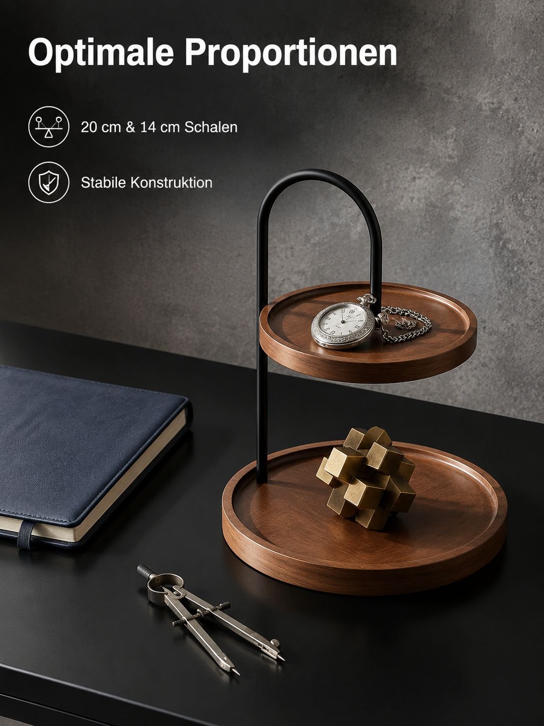 Stabiles Ablageregal im modernen Design