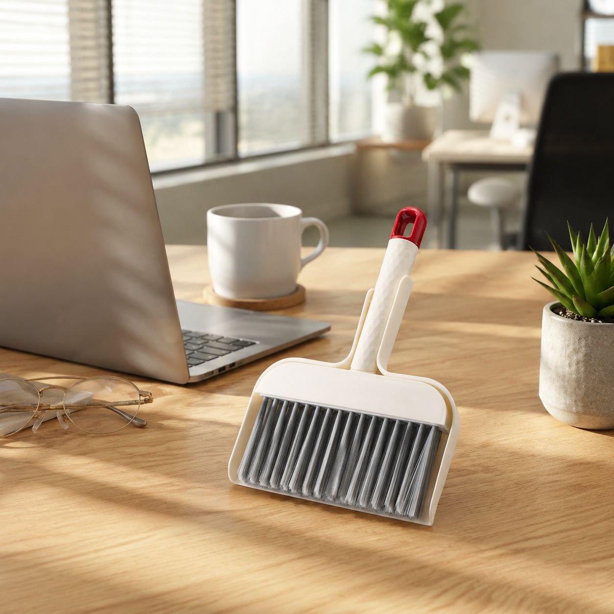 Multi-purpose Mini Brush Set for Desktop, Keyboard, Windowsill, and Pet Cleaning
