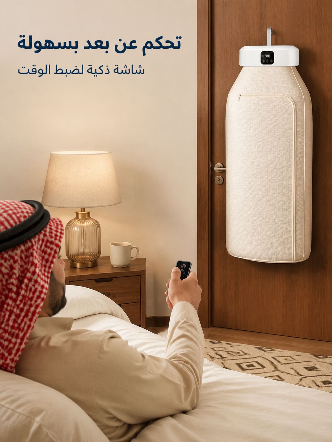 مجفف قابل للطي ذكي ومريح وسريع الجفاف