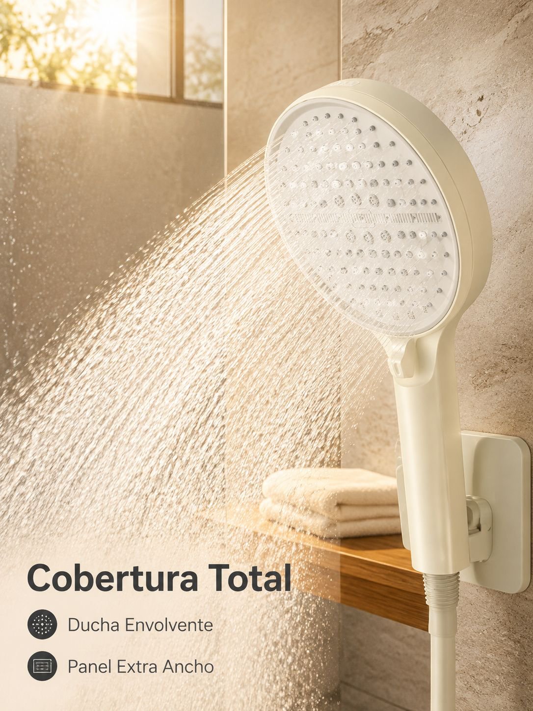 Cabezal de ducha de presión mejorada