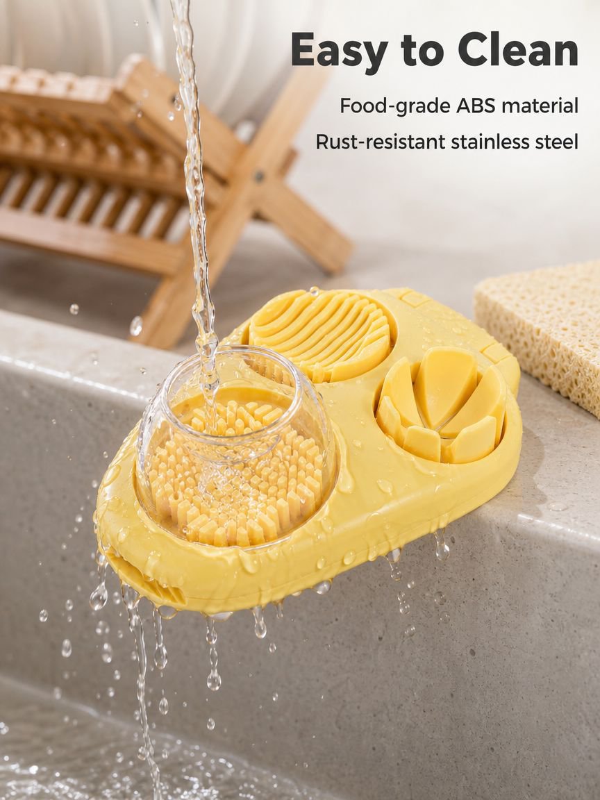 Versatile egg cutter tool displayed on kitchen counter