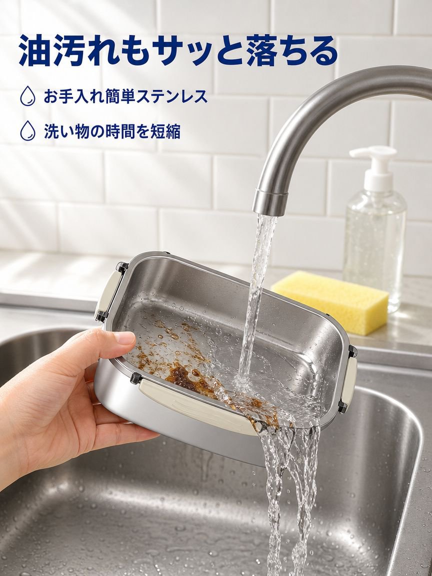 ステンレス製食品保存容器