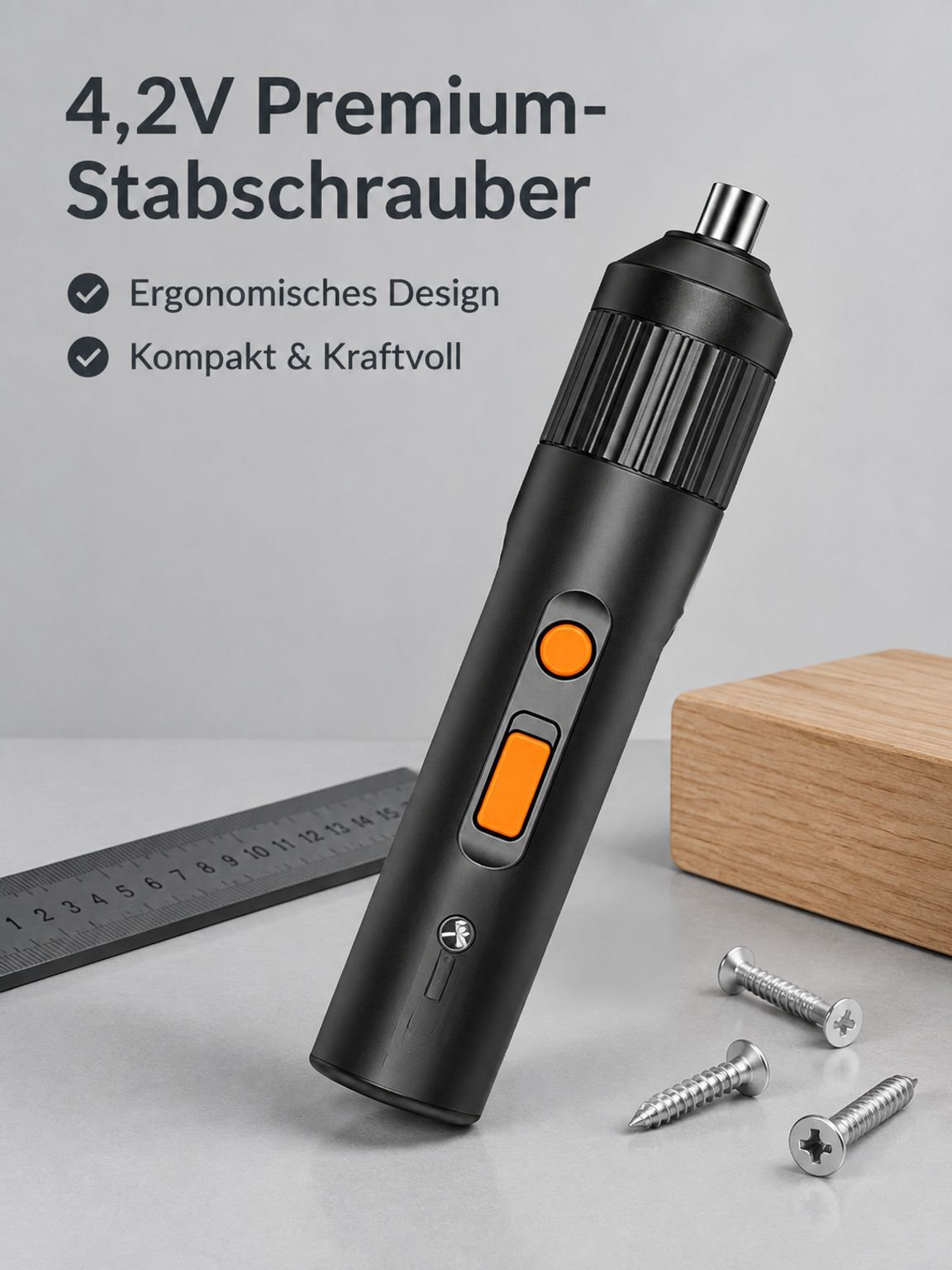 Langlebiger und einfach zu bedienender Elektroschrauber