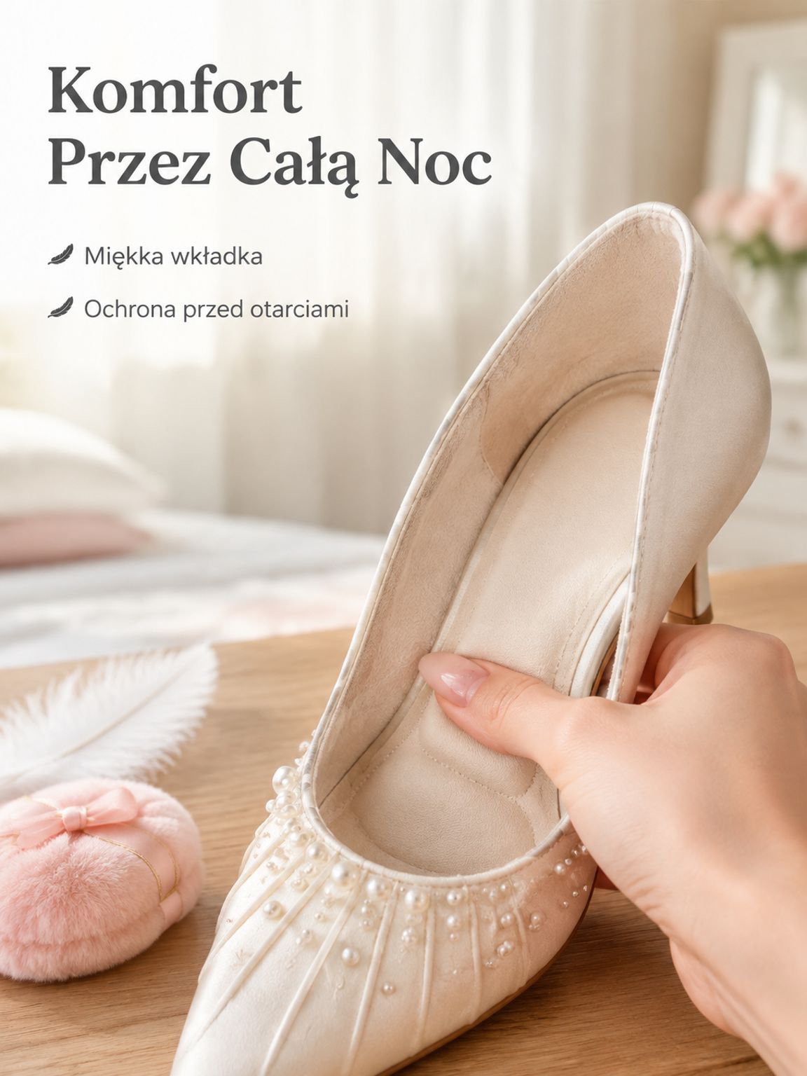 Eleganckie francuskie buty ślubne