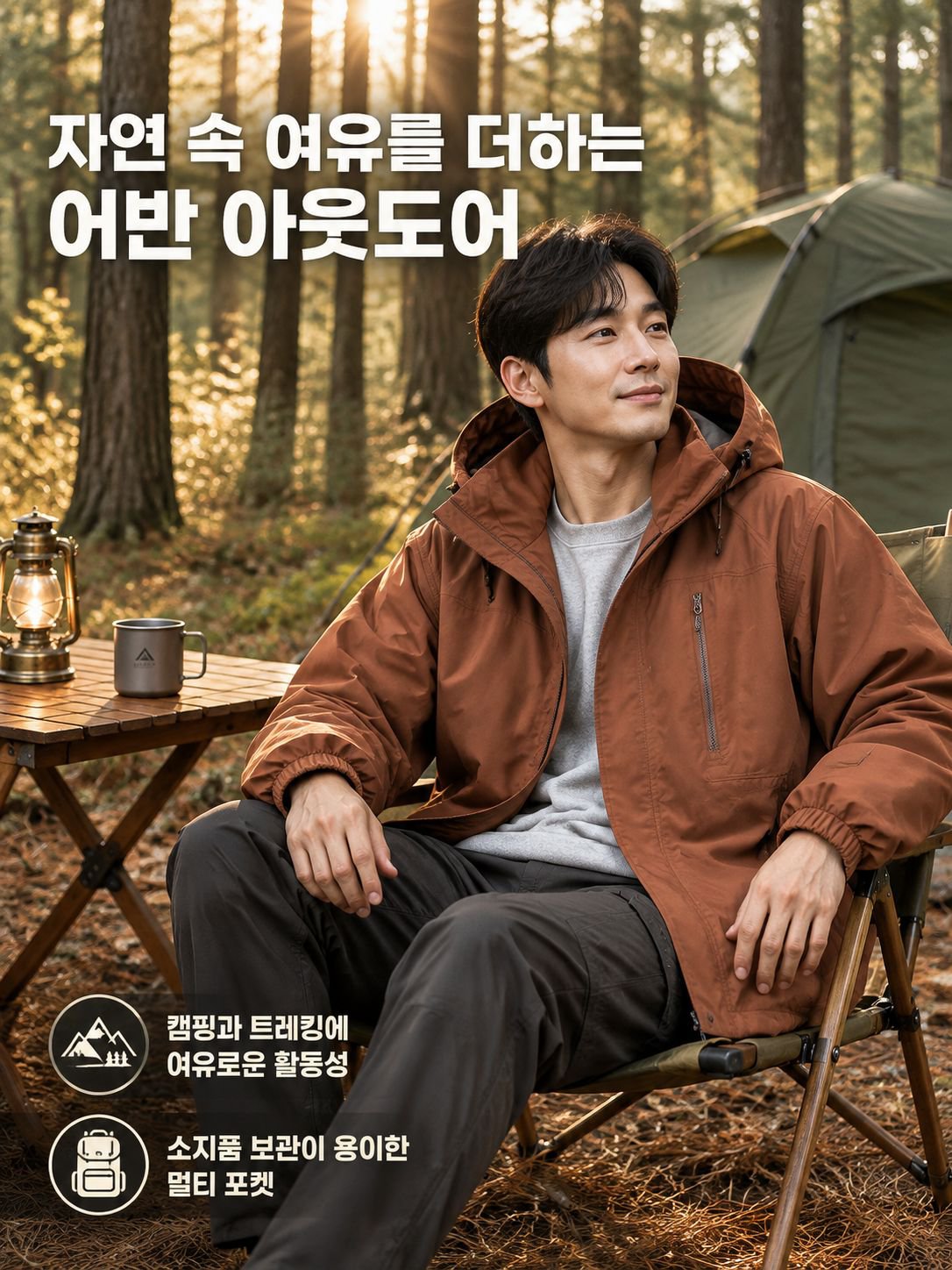 아웃도어 방풍 재킷, 남녀 커플용, 봄가을 시즌 트렌디 브랜드, 탈부착 가능
