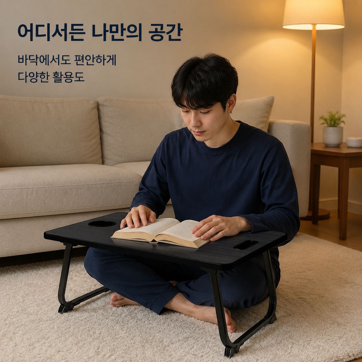 침대 책상 트레이 거치대 노트북 좌식 미니 테이블